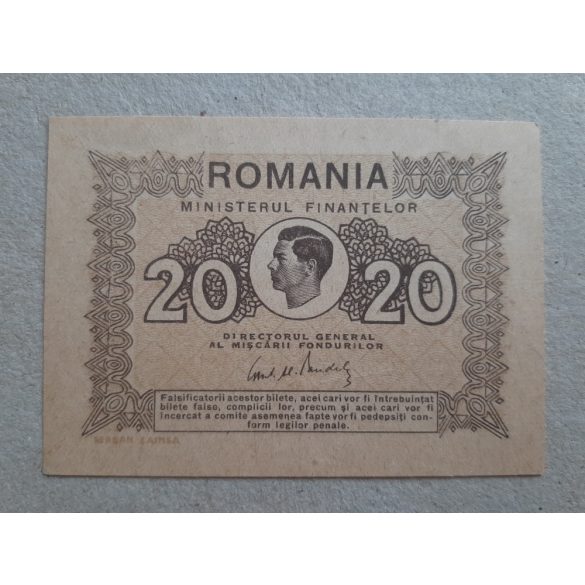 Romania 20 Lei 1945  aUNC+