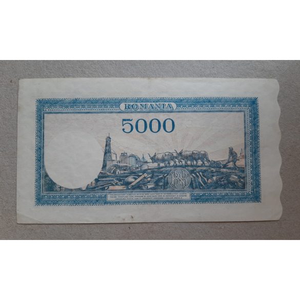 Romania 5000 Lei 1945 XF