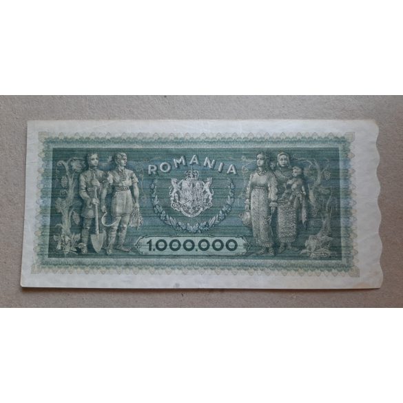Románia 1 millió Lei 1947 VF+