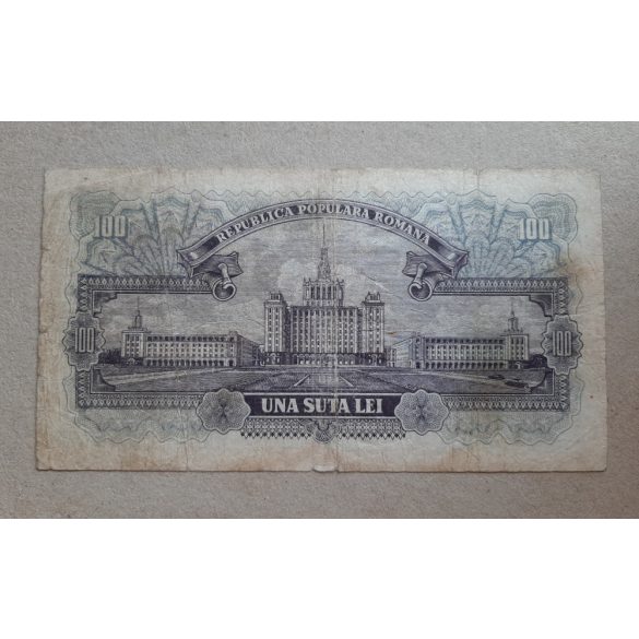 Románia 100 Lei 1952 F-