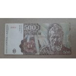 Románia 500 Lei 1991 F+