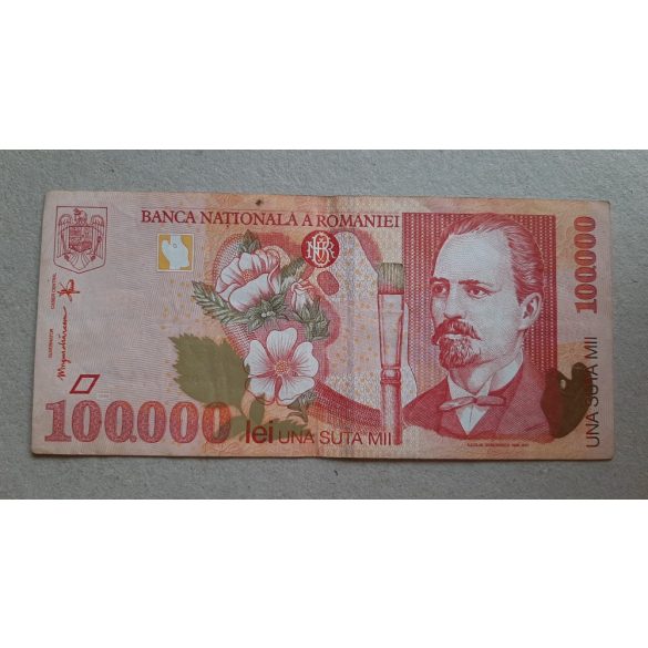 Romania 100000 Lei 1998 F