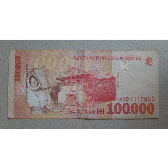 Románia 100000 Lei 1998 F