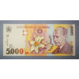 Romania 5000 Lei 1998 Unc