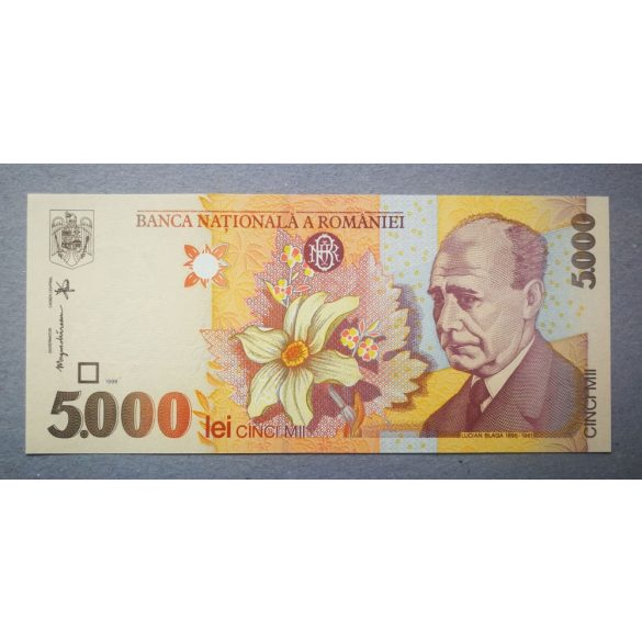 Romania 5000 Lei 1998 Unc