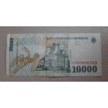 Románia 10000 Lei 1999 XF