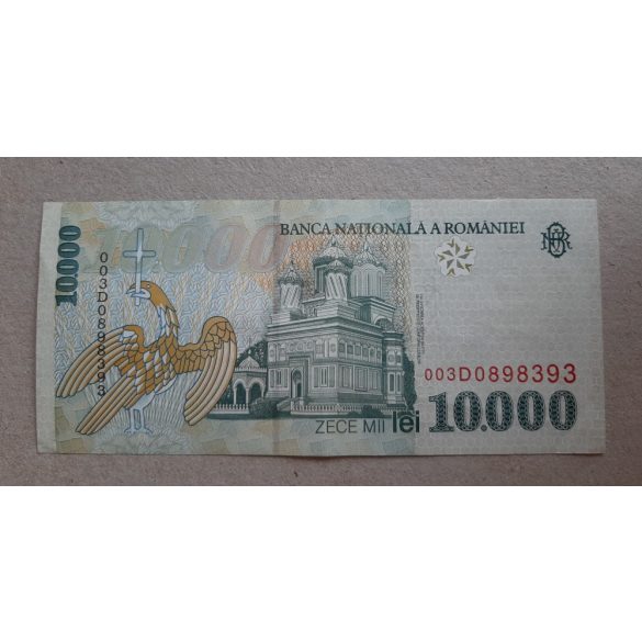 Románia 10000 Lei 1999 XF