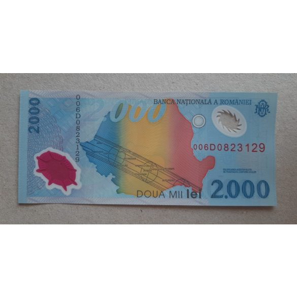 Romania 2000 Lei 1999 UNC