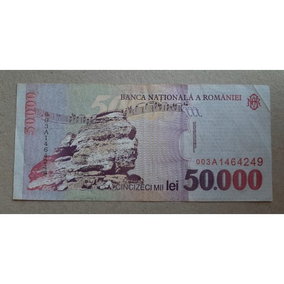 Románia 50000 Lei 2000 F+