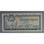 Ruanda 500 Francs 1974 UNC