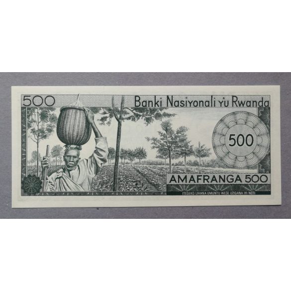 Ruanda 500 Francs 1974 UNC