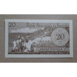 Rwanda 20 Francs 1976 UNC