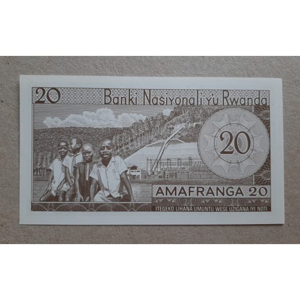 Rwanda 20 Francs 1976 UNC