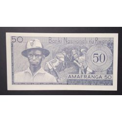 Rwanda 50 Francs 1976 UNC-