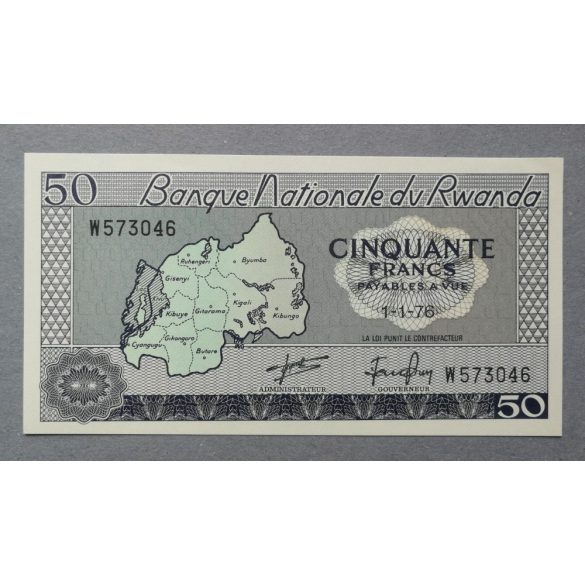 Ruanda 50 Francs 1976 UNC