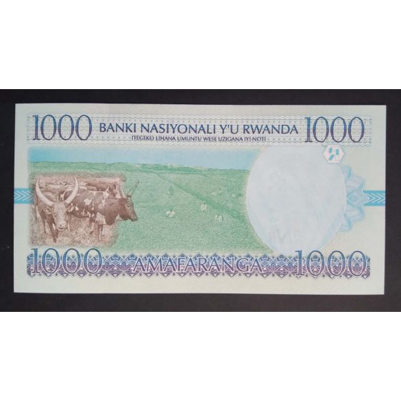 Rwanda 1000 Francs 1998 UNC