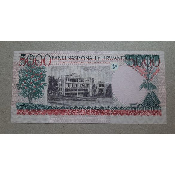 Rwanda 5000 Francs 1998 UNC