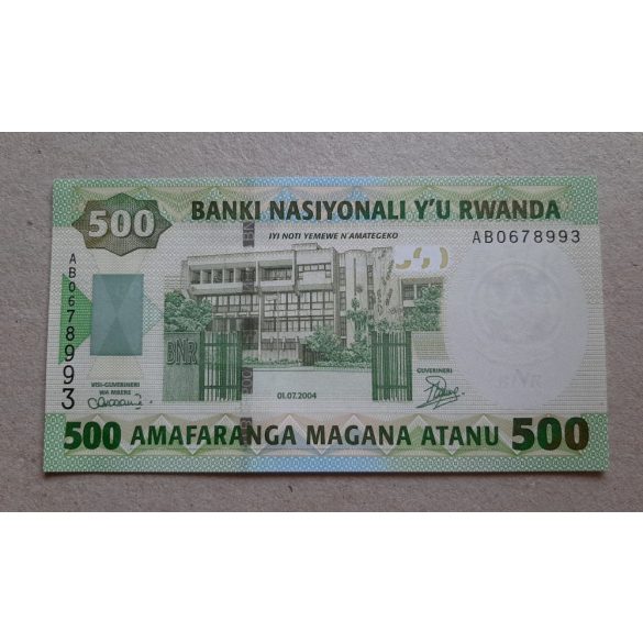 Ruanda 500 Francs 2004 UNC