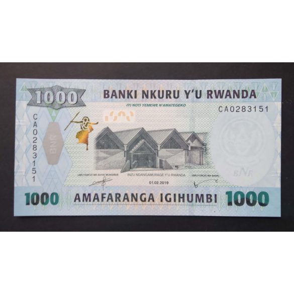 Ruanda 1000 Francs 2019 UNC 