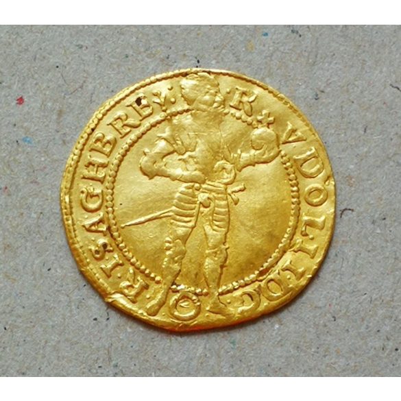 Hungary Rudolf goldgulden 1593 3,4 g gold