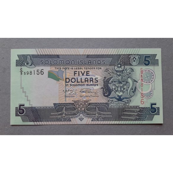 Salamon- szigetek 5 Dollars 2009 UNC