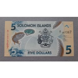 Solomon Islands 5 Dollars 2019 UNC