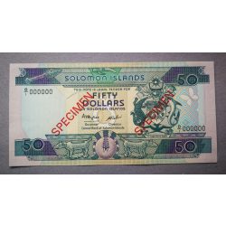 Salamon- szigetek 50 Dollars 1986 UNC - minta