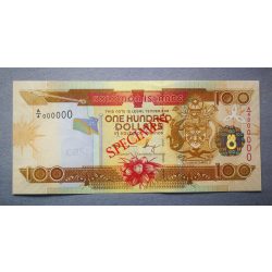 Solomon Islands 100 Dollars 2011 UNC - Specimen