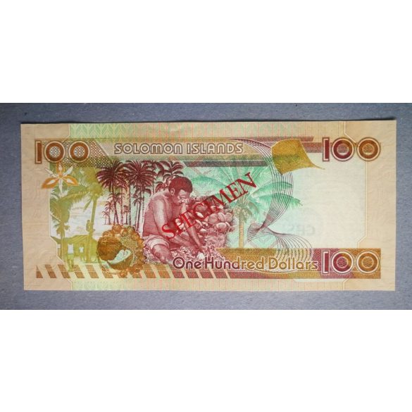 Solomon Islands 100 Dollars 2011 UNC - Specimen