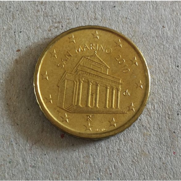 San Marino 10 Euro Cent 2010 aUNC+