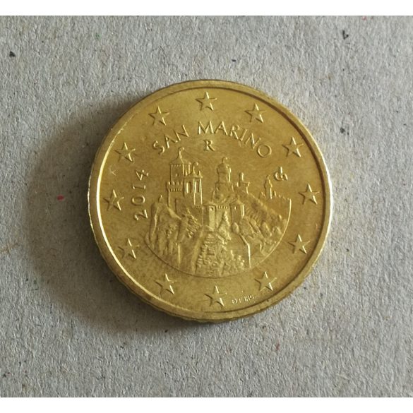 San Marino 50 Euro Cent 2014 aUNC+