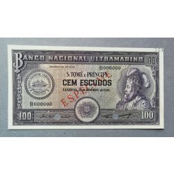 Sao Tome and Principe 100 Escudos 1958 UNC specimen