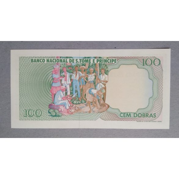 Sao Tome and Principe 100 Dobras 1989 UNC-