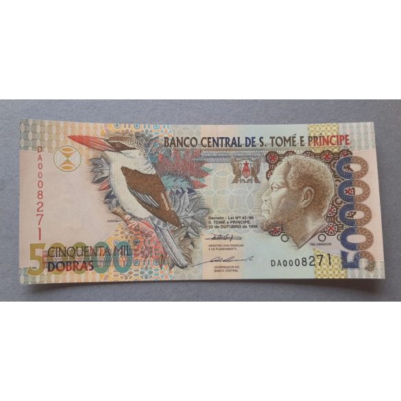 Sao Tome and Principe 50000 Dobras 1996 UNC