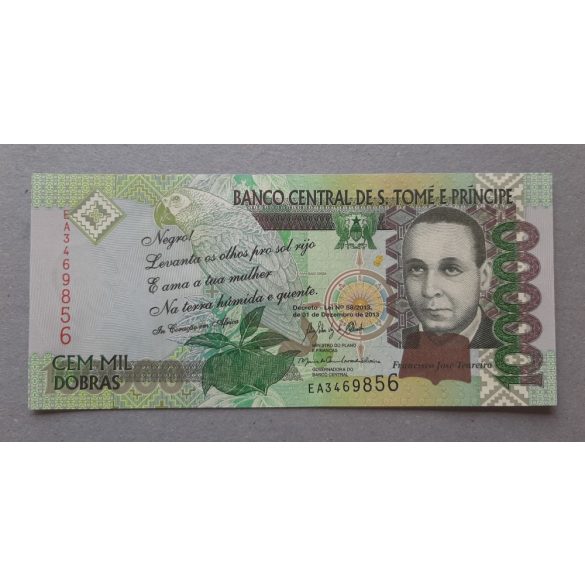 Sao Tome and Principe 100000 Dobras 2013 UNC