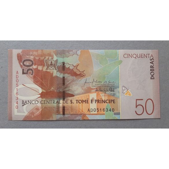 Sao Tome and Principe 50 Dobras 2016 UNC