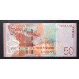 Sao Tome and Principe 50 Dobras 2016 UNC 