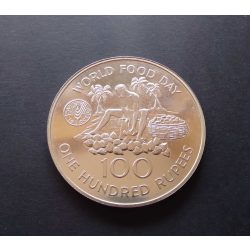   Seychelle-szigetek 100 Rupees 1981 FAO emlékérme UNC ezüst 925