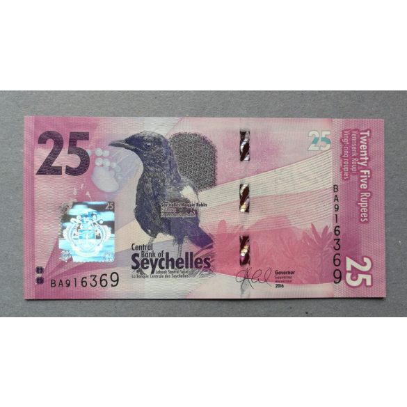 Seychelles 25 Rupees 2016 UNC