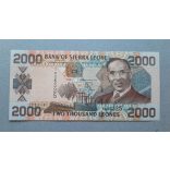 Sierra Leone 2000 Leones 2003 UNC