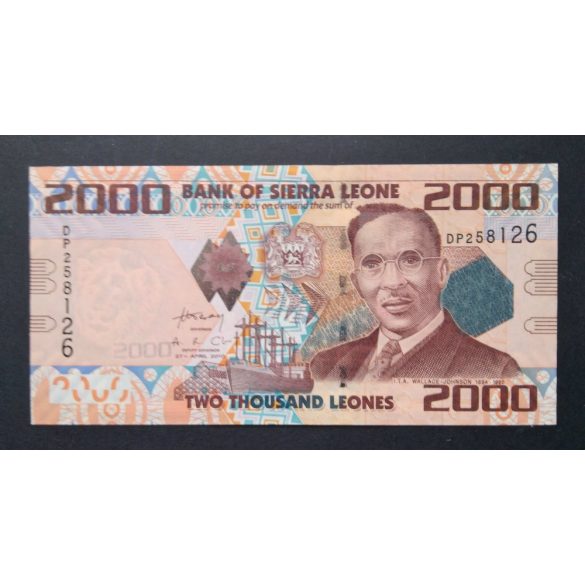 Sierra Leone 2000 Leones 2010 UNC 