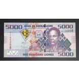 Sierra Leone 5000 Leones 2013 UNC 