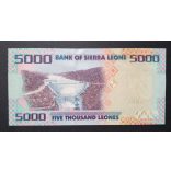 Sierra Leone 5000 Leones 2013 UNC 