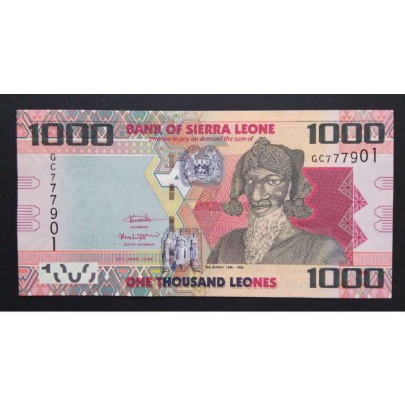 Sierra Leone 1000 Leones 2016 aUNC 