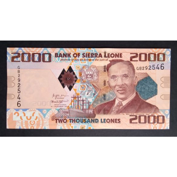 Sierra Leone 2000 Leones 2018 UNC 