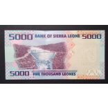 Sierra Leone 5000 Leones 2020 UNC 