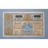 Scotland 5 Pounds Sterling 1961 F