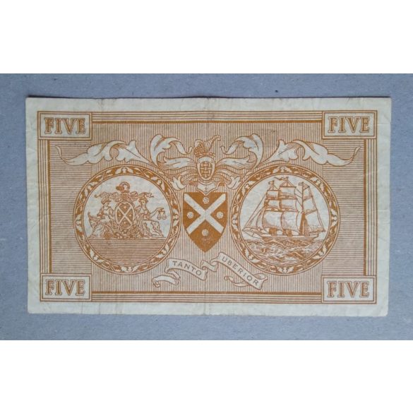 Scotland 5 Pounds Sterling 1961 F