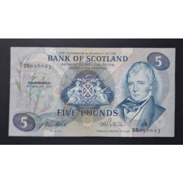 Scotland 5 Pounds 1987 F