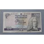 Scotland 20 Pounds 1993 F